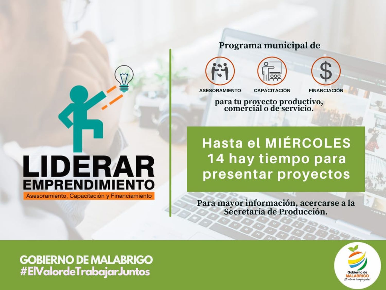 Malabrigo: el gobierno instrumenta el programa “Liderar Emprendimiento”