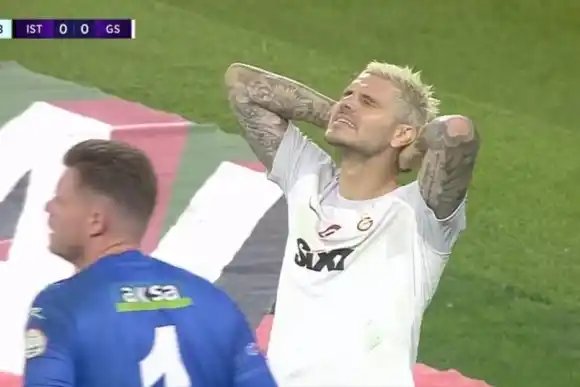 El blooper del año: así fue el insólito gol que erró Mauro Icardi en Turquía