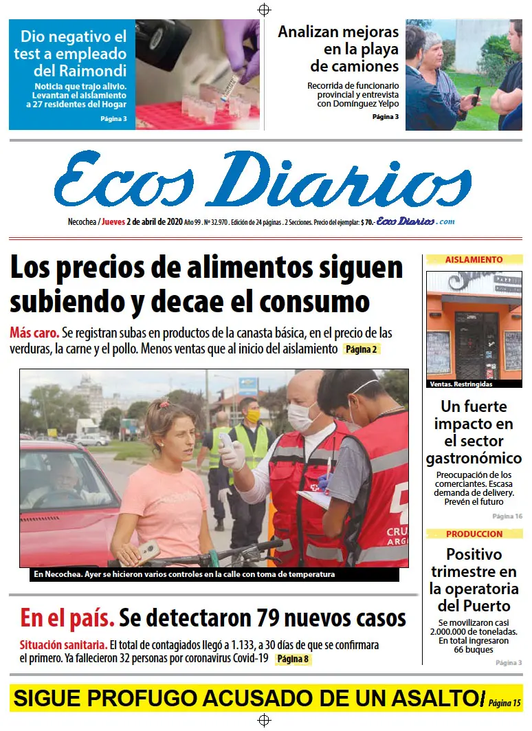 Tapa del 2 de abril de 2020
