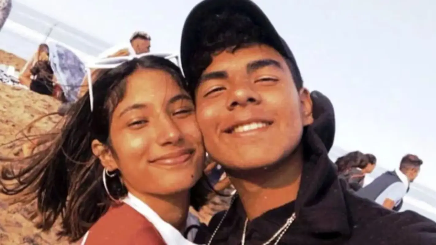 Julieta Rossi junto a Fernando Báez Sosa.