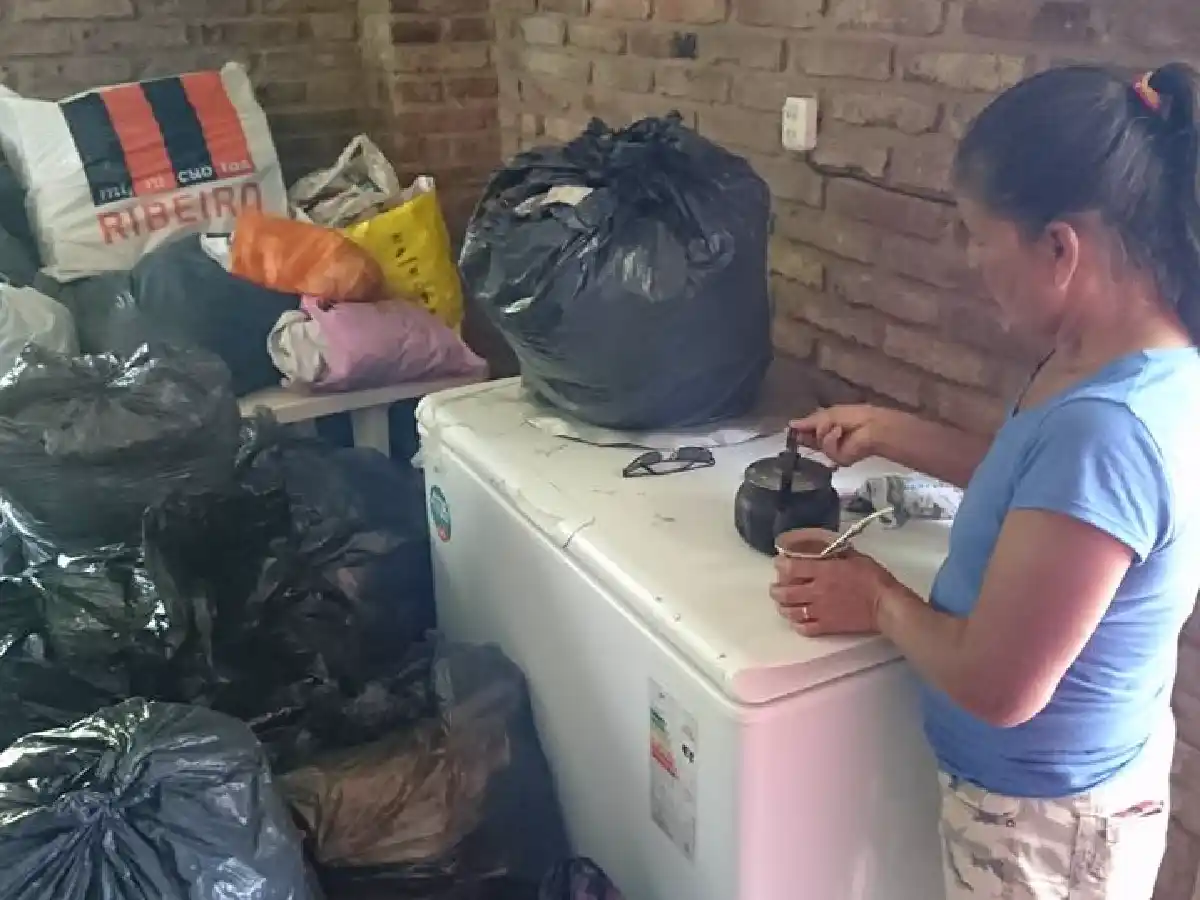 La Filial Millonaria entregó donaciones a inundados 