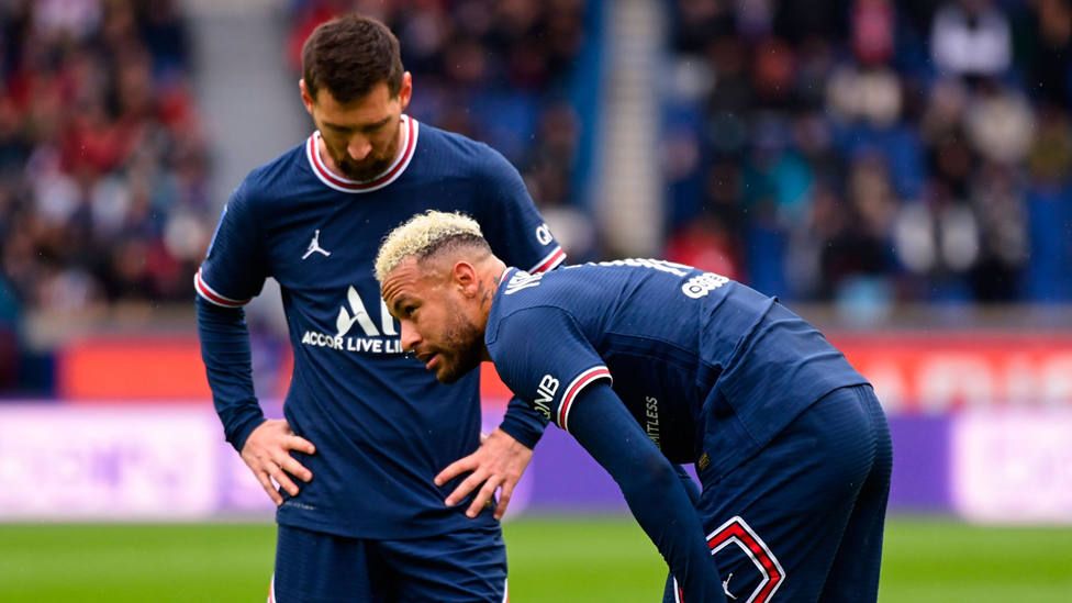 Neymar junto a Lionel Messi