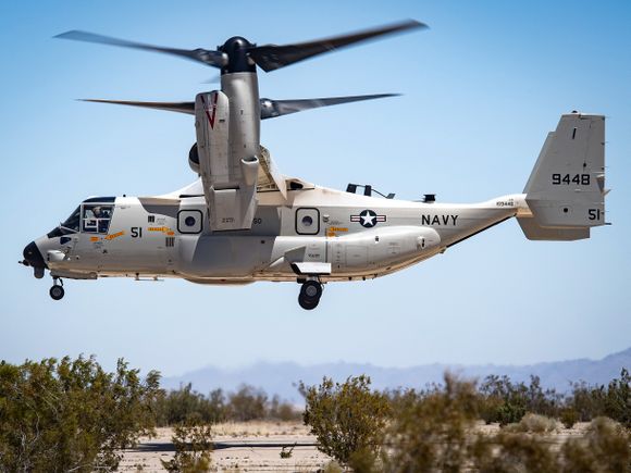 La Marina de EE. UU. adquiere cinco CMV-22B Osprey por 590 millones para reforzar su capacidad logística