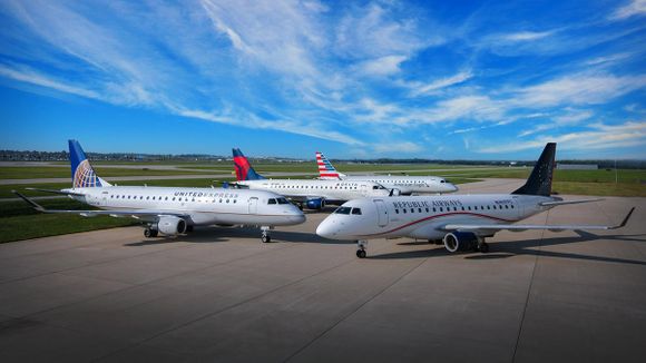 Embraer exportará 16 aviones E175 a Estados Unidos con un crédito de 355 millones de dólares del BNDES
