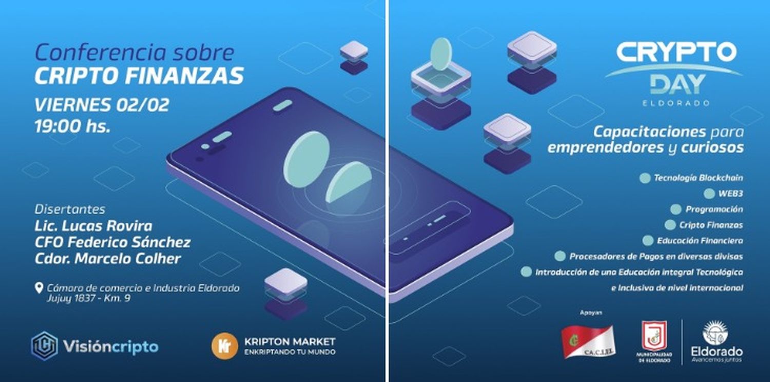 Eldorado: Primera Conferencia sobre Cripto Finanzas en la Cámara de Comercio e Industria