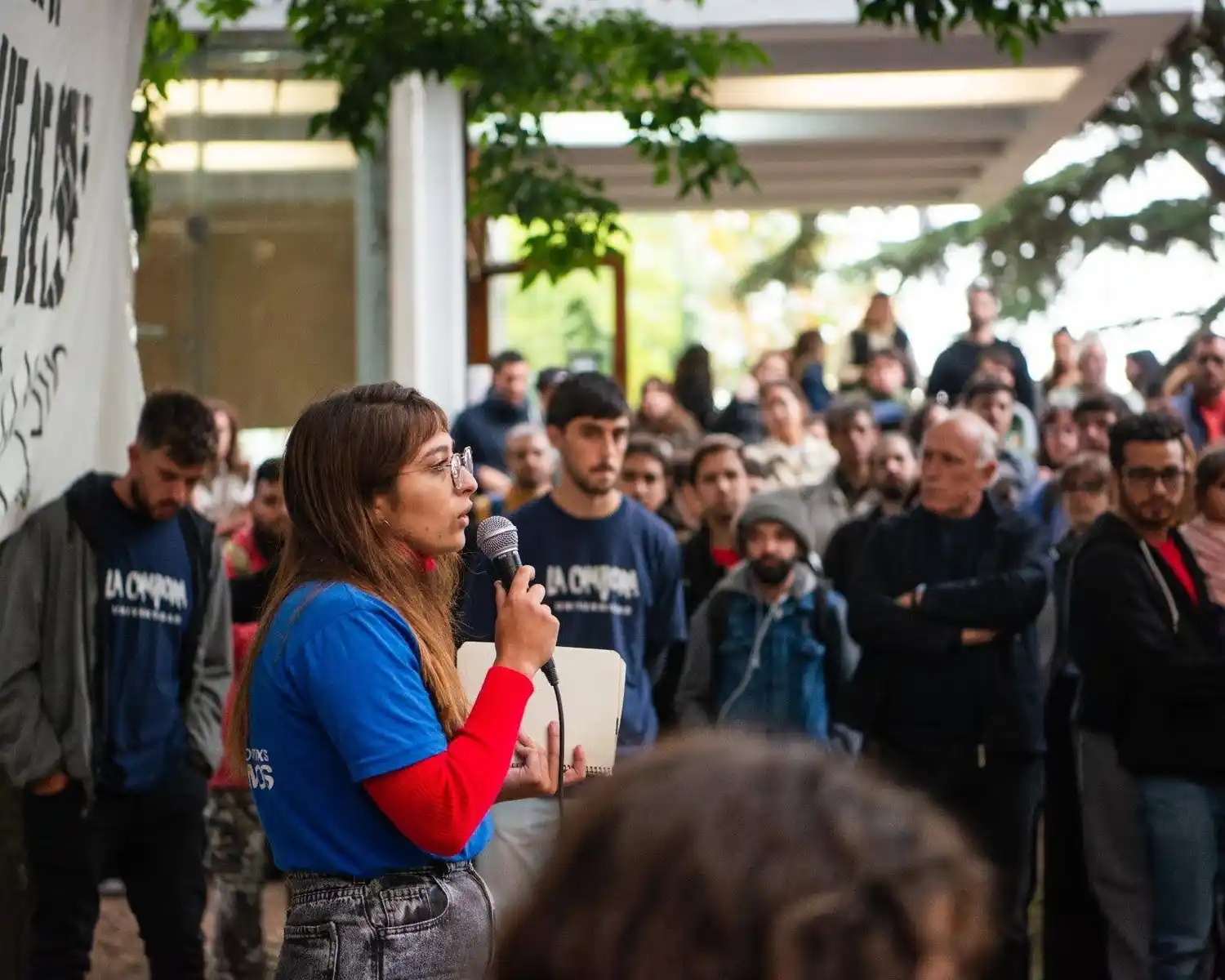 Catalina D´Aquino, presidenta del Centro de Estudiantes de la facultad de Humanidades.