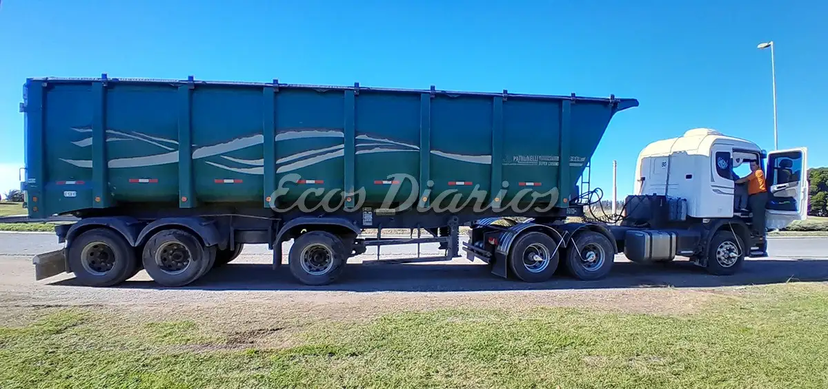 El transporte. Que conducía el hombre de Necochea que resultó sin lesiones