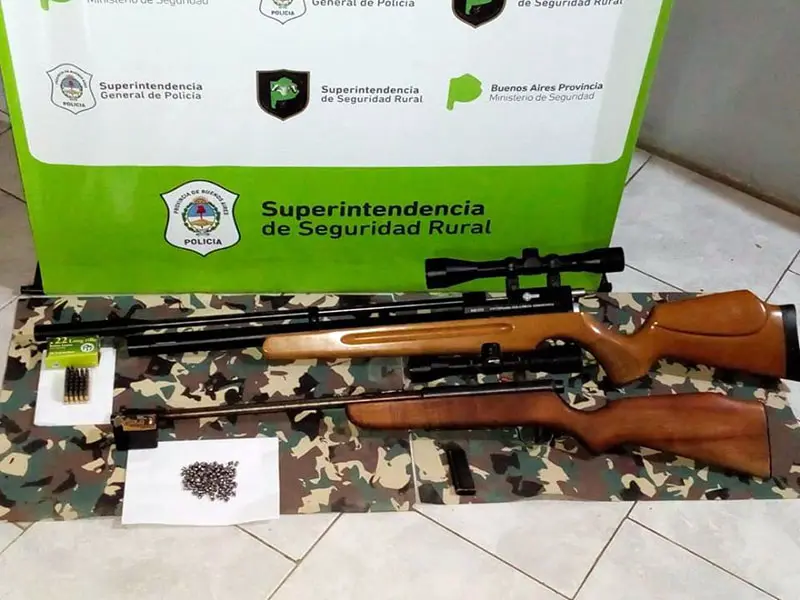 Secuestran armas largas