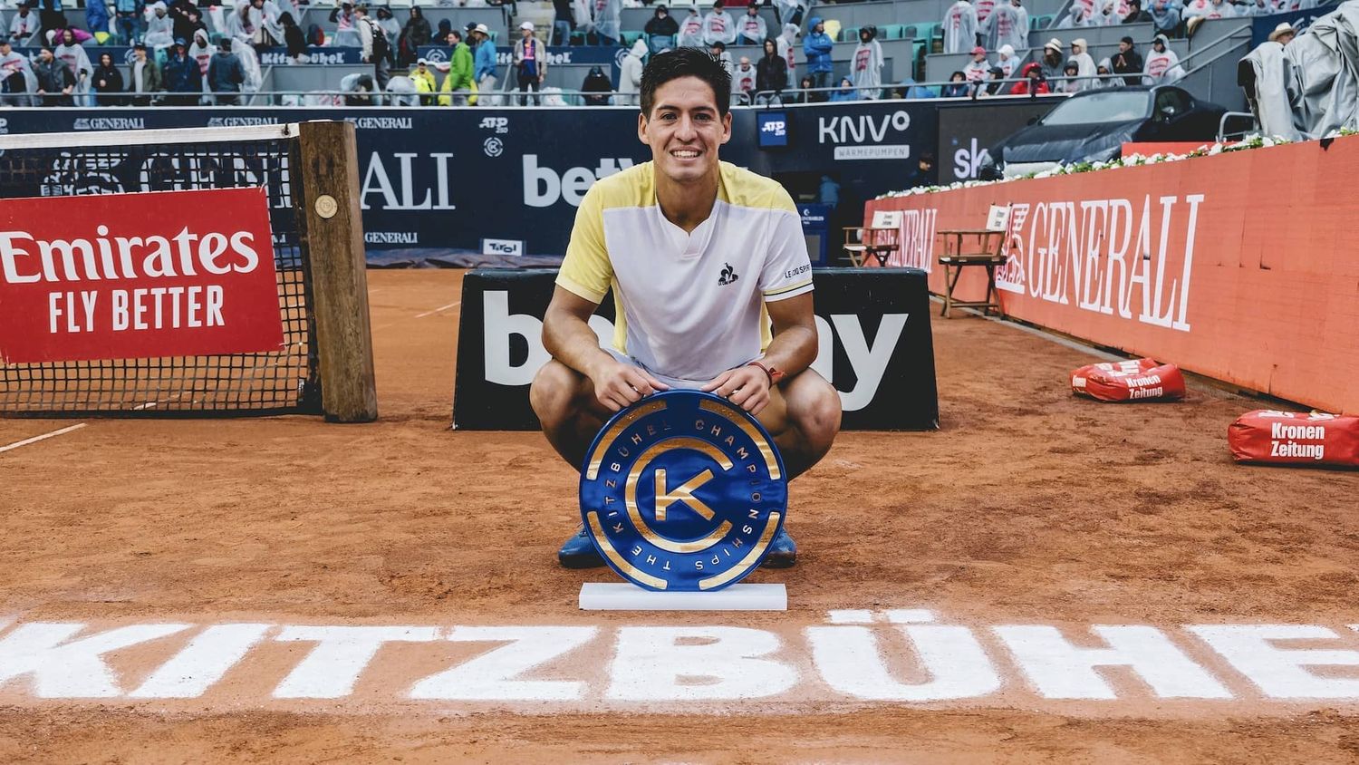 Sebastián Báez venció a Thiem y ganó el ATP 250 de Kitzbühel