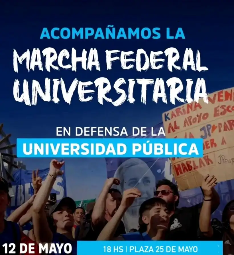 En Rafaela se marcha en defensa de la Educación Pública