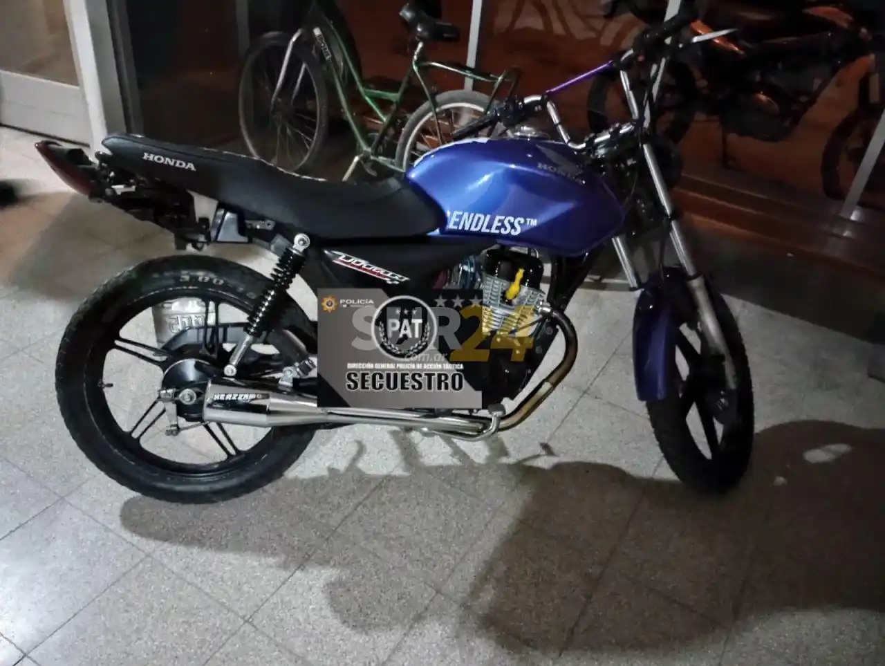 Venado Tuerto: tras una persecución detienen a un motociclista de Murphy