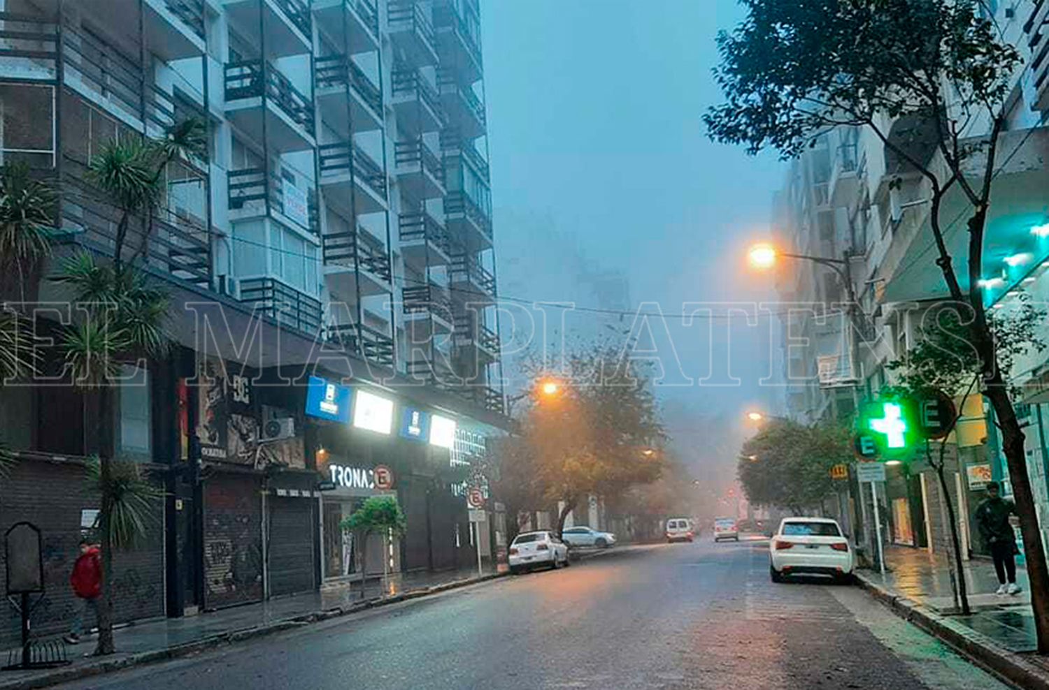 Cielo mayormente nublado y 1 grado de temperatura mínima