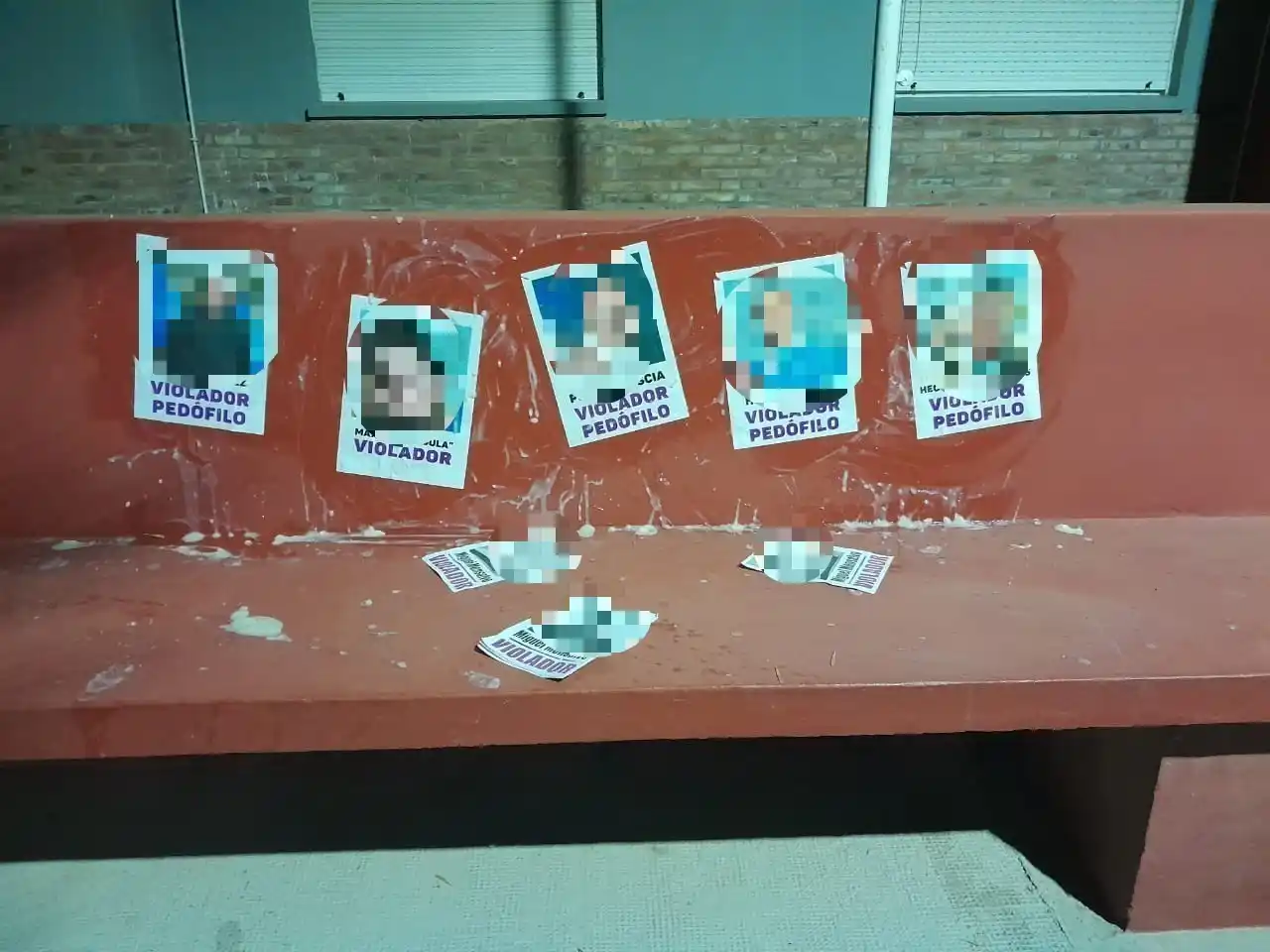 María Teresa: empapelaron el pueblo con la cara de supuestos violadores y pedófilos
