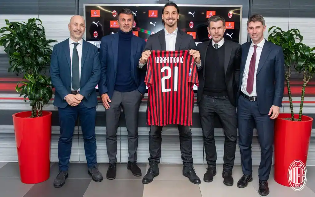 Zlatan Ibrahimovic firmó con Milan 