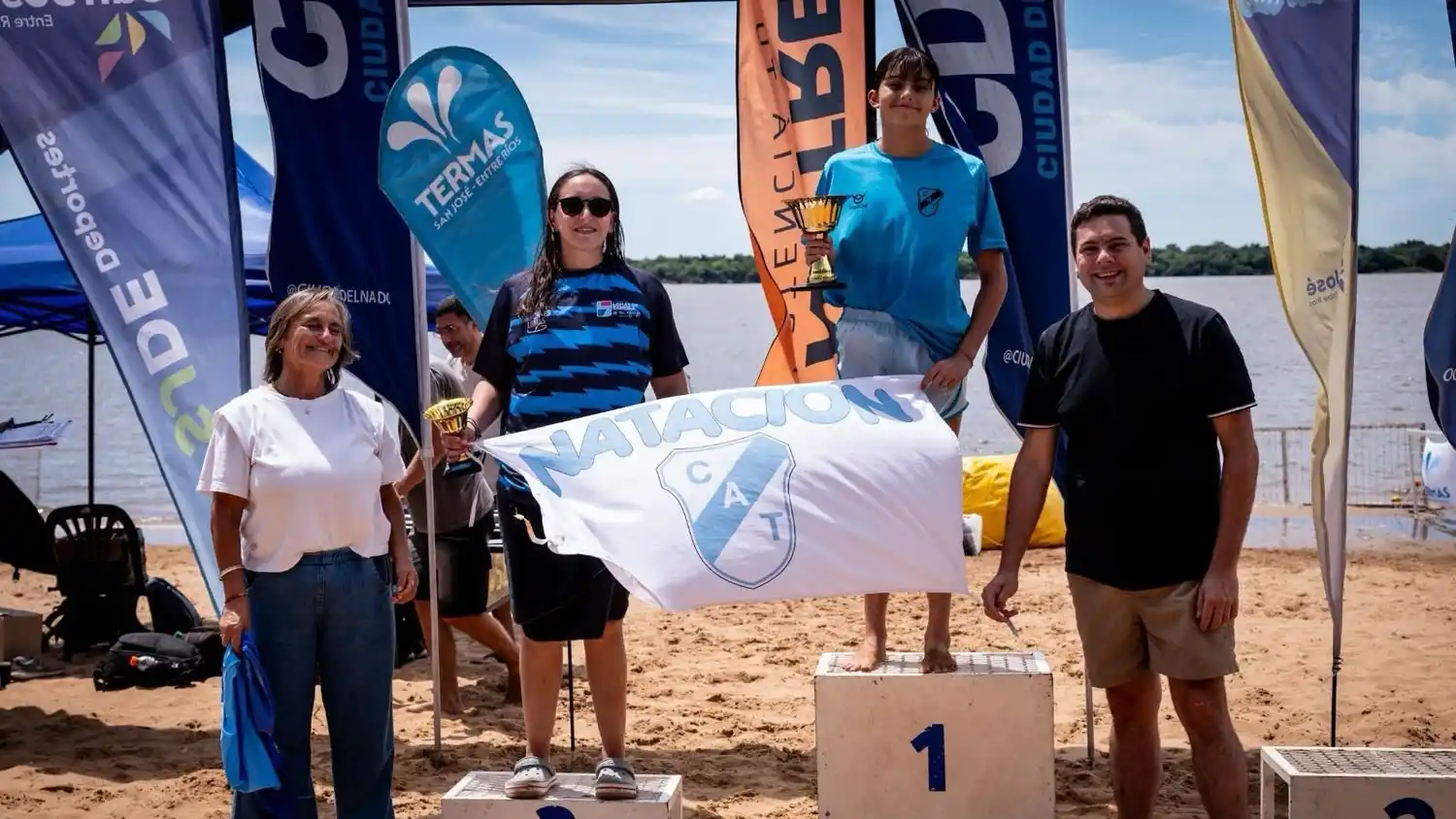 Se realizó con éxito la prueba de Aguas Abiertas Liebig-San José