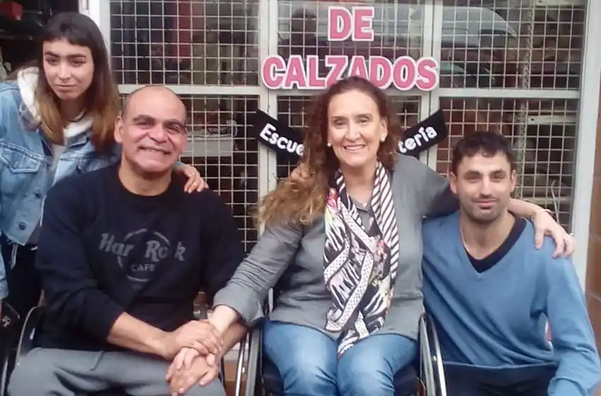 La vicepresidenta visitó al deportista marplatense Aníbal "Coco" Urbano