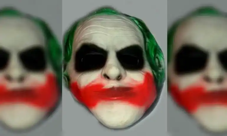 Así eran las máscaras que usaban los delincuentes.