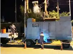 Una falla en un cable subterráneo produjo el corte de energía