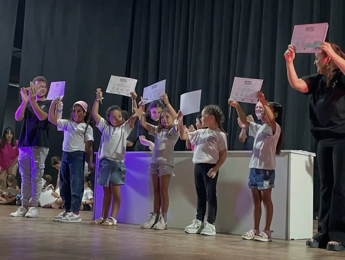 Los más pequeños accedieron a los certificados 2025.