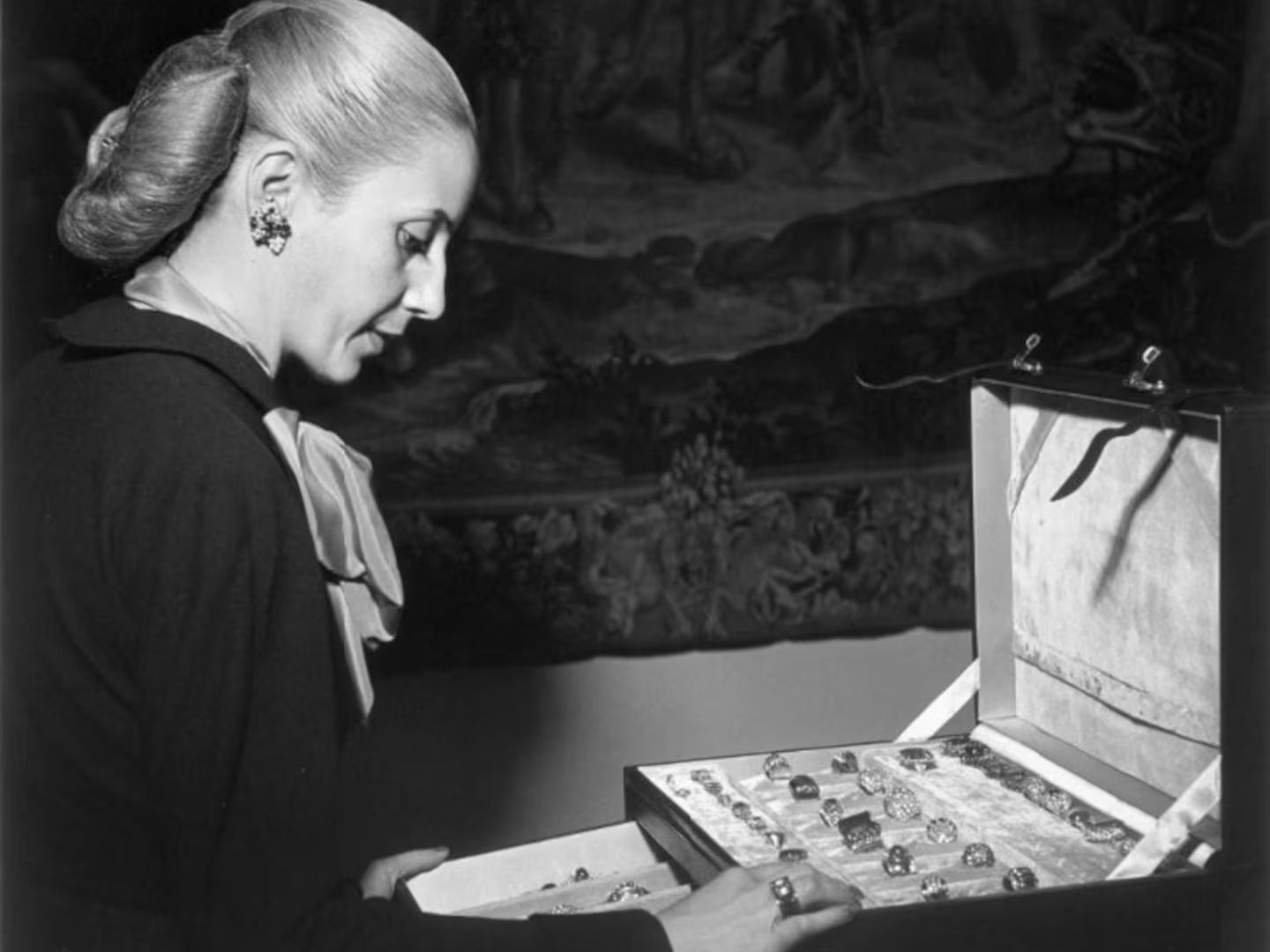 Evita y sus joyas