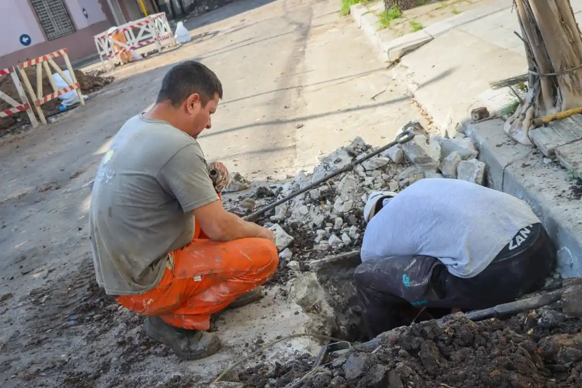 Avanza el recambio de cañerías en el casco histórico de la ciudad: ¿Cómo sigue la obra?
