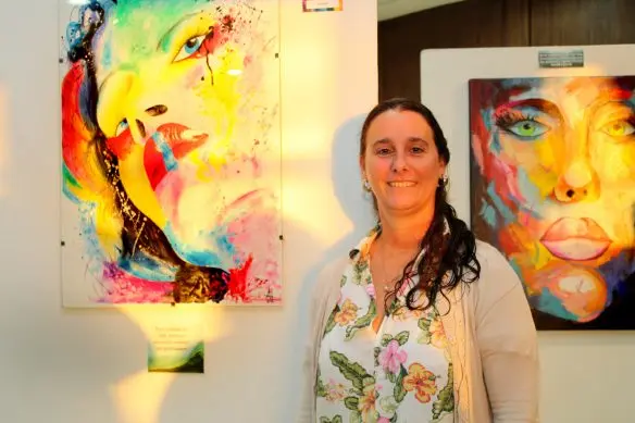 Se inauguró la muestra de pintura “Una parte de mí”