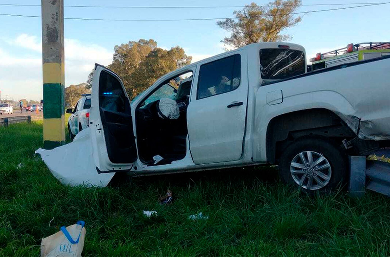 Brutal choque en ruta 2: la mujer se encuentra en terapia intensiva