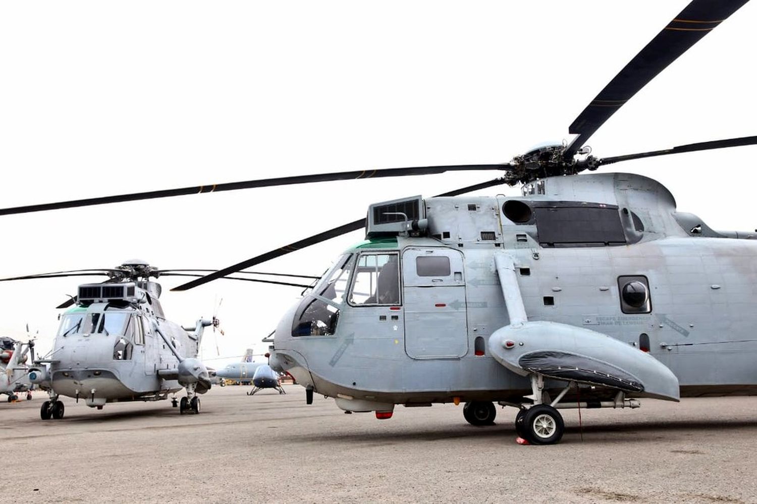 Peru introduces the SH-3D Sea King helicopters donated by Spain