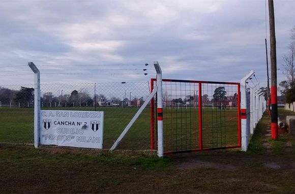 Primera posta sanitaria en el club San Lorenzo