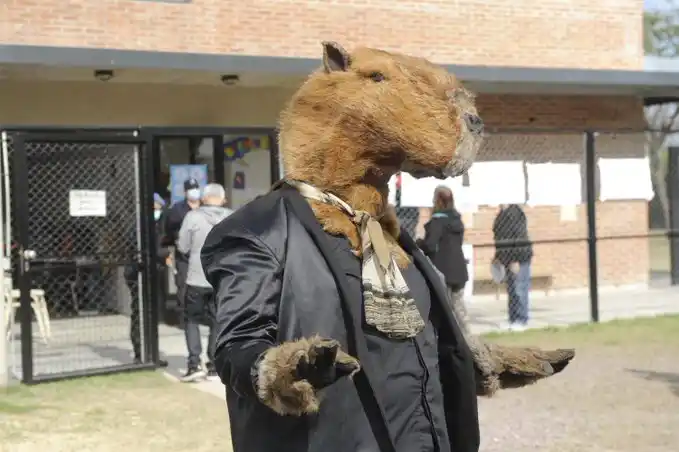 En Nordelta fue a votar “un carpincho”