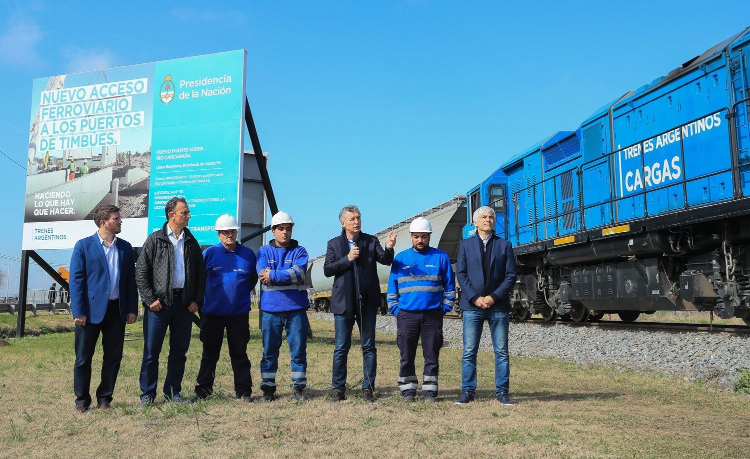 Macri: el Belgrano Cargas significa “más trabajo para los argentinos”