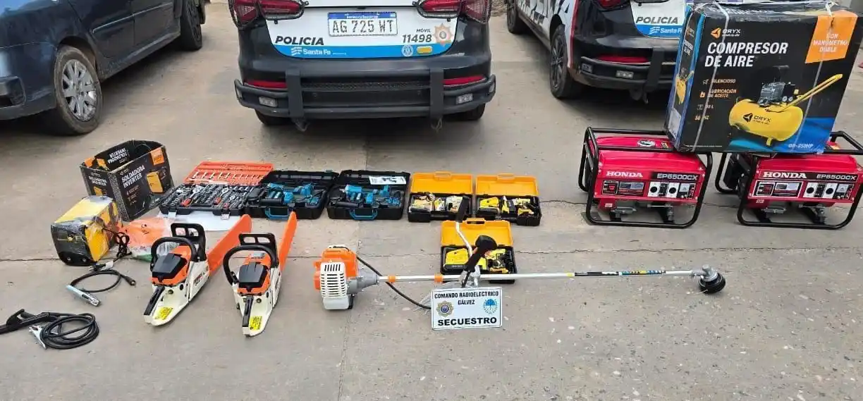 En varios procedimientos policiales capturaron a ladrones con costosas herramientas robadas
