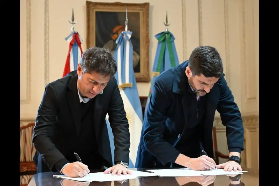 Firma de convenio de cooperación en materia de delito. </p><p>Prensa gobierno de la Provincia