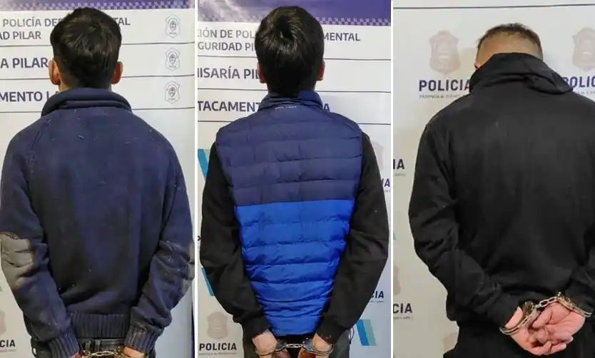 Tras persecución y choque, detienen banda acusada de robar casas