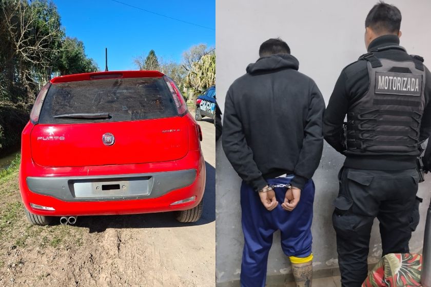 Dos detenidos tras una persecución por un robo a mano armada en un local de empanadas