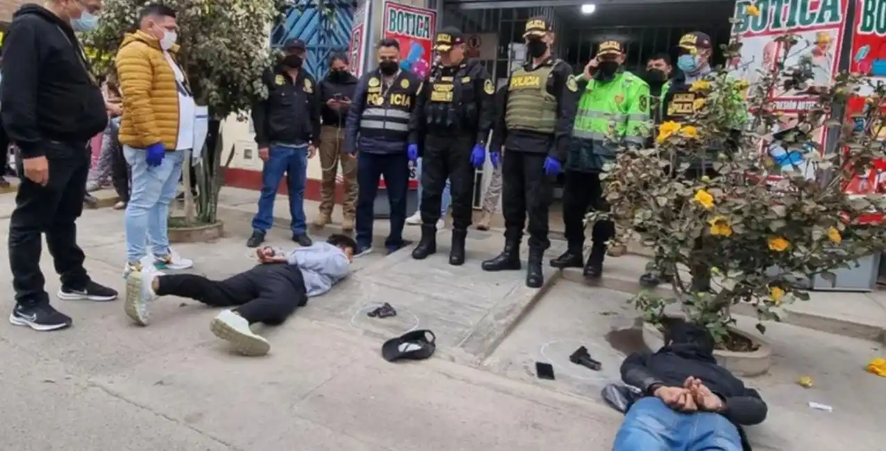 Perú: capturaron a una banda de delincuentes extranjeros que robaron dentro de una agencia bancaria