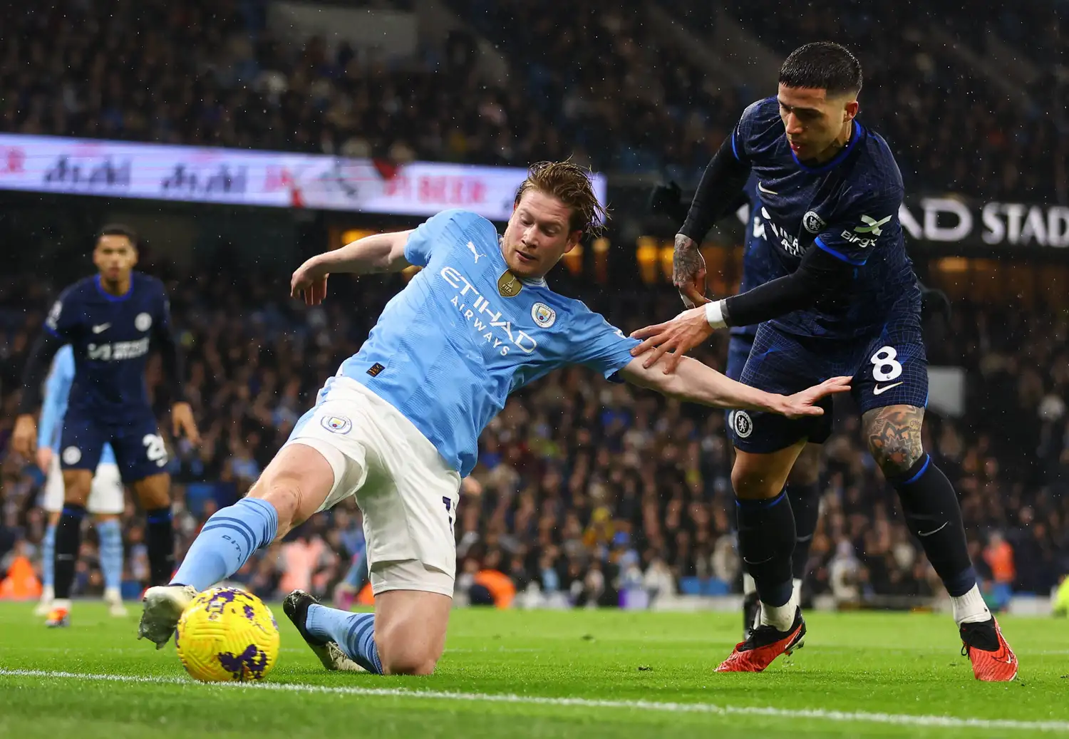 Manchester City y Chelsea no se sacaron diferencia