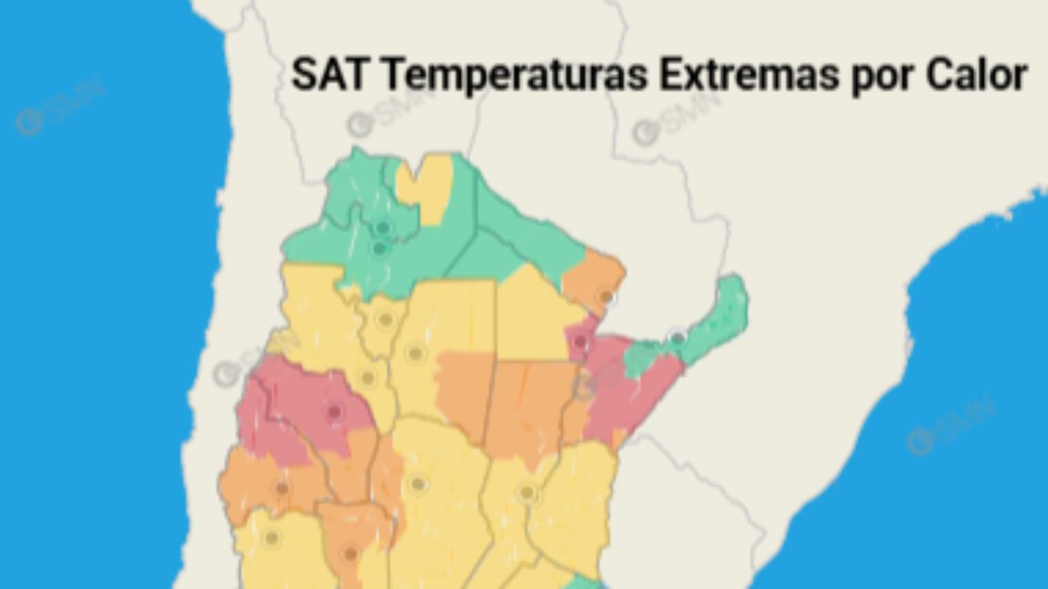 Persiste una alerta naranja por temperaturas extremas en varias ciudades