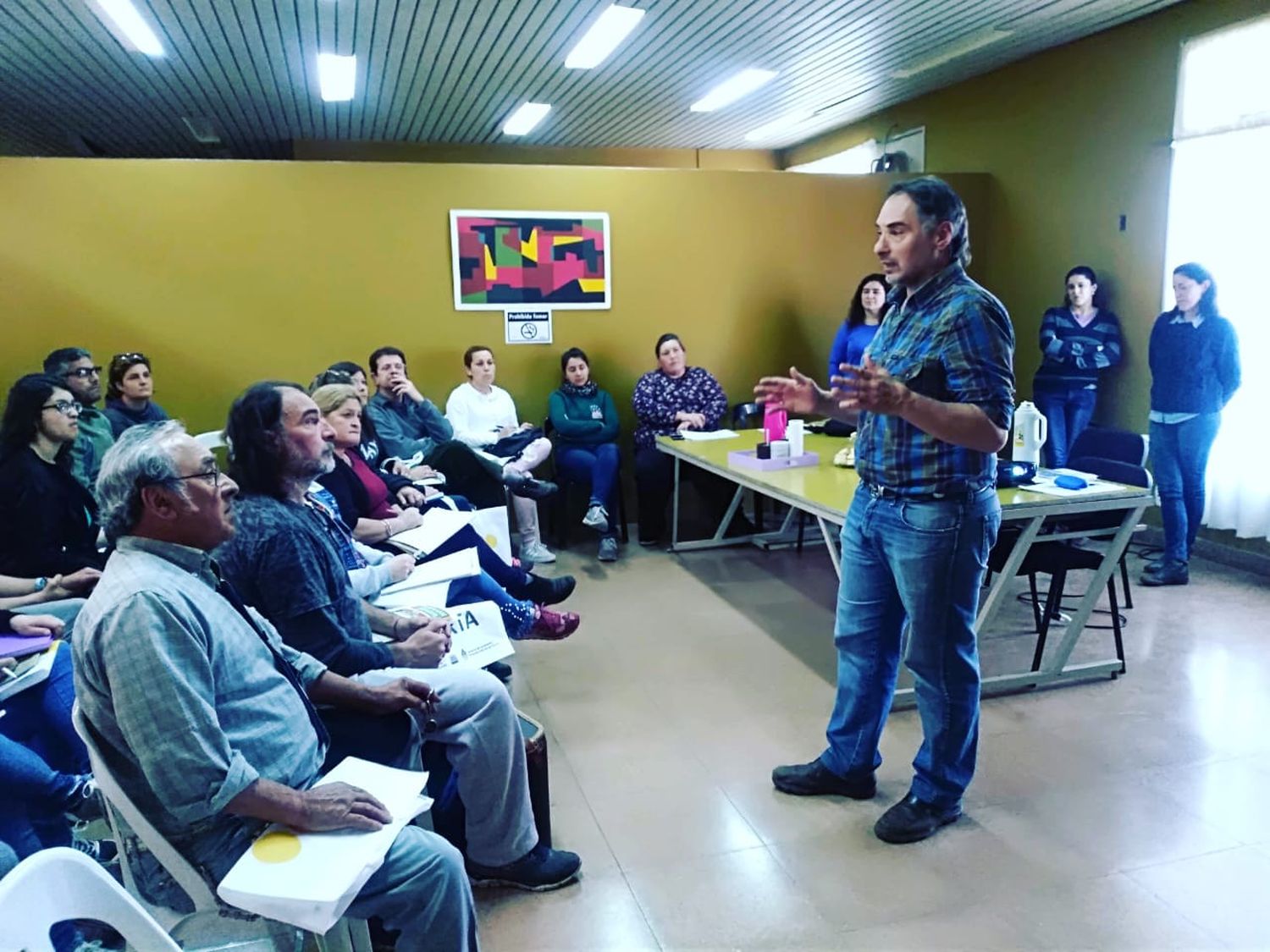 Sergio Rumbo, profesor en las materias Configuración Territorial y Producción de Animales en el Agroecosistema.