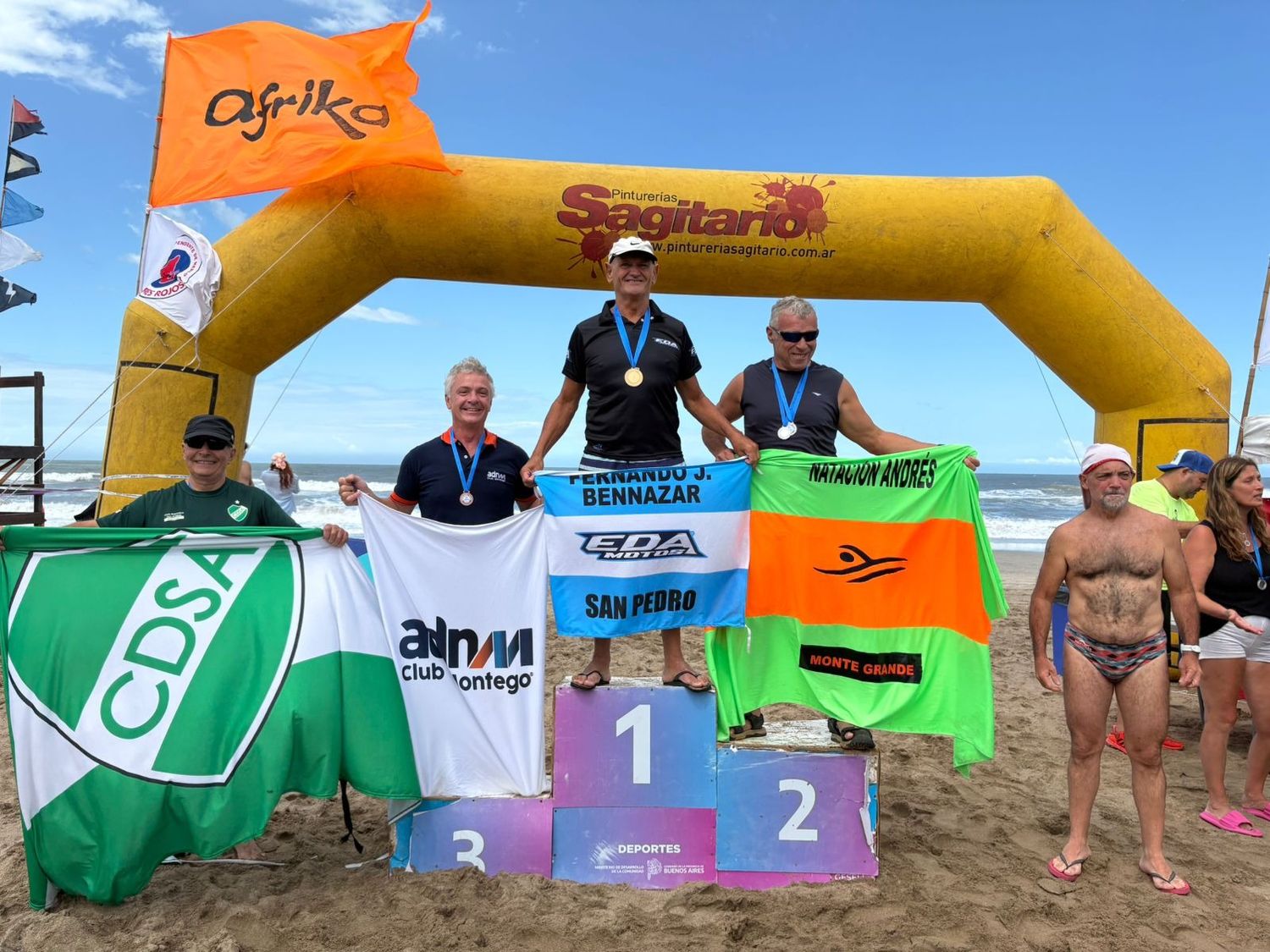 Fernando Bennazar compitió en Villa Gesell durante el fin de semana.