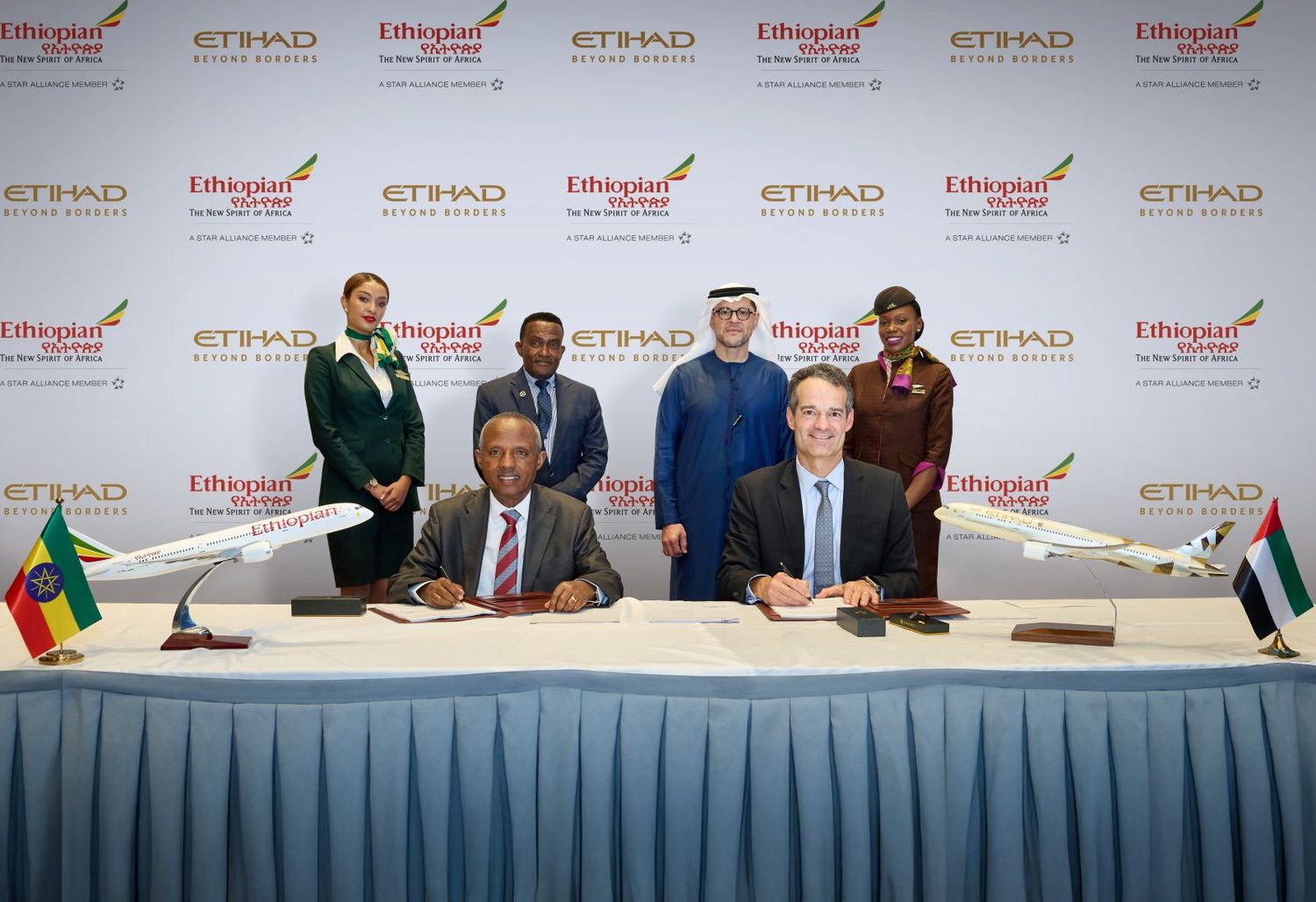 Etihad y Ethiopian presentan inédito joint venture para facilitar vuelos entre África, Medio Oriente y Asia