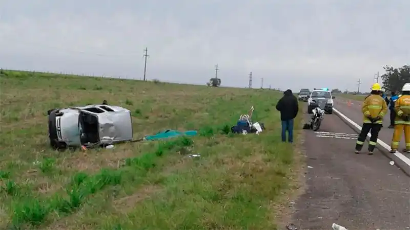 Una mujer falleció en trágico siniestro en Autovía 14