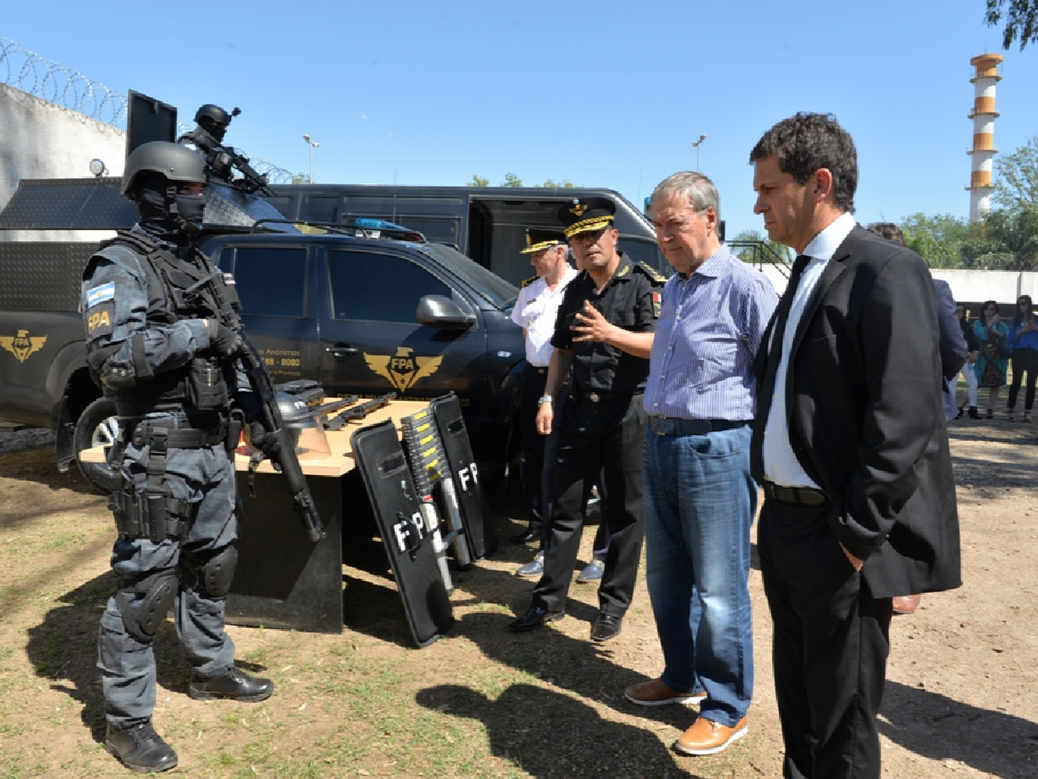 Schiaretti felicitó a la FPA y anunció nuevas camionetas para la fuerza