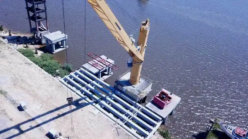 Prosigue la ejecución de obras de
reacondicionamiento del puerto nuevo