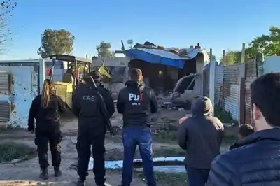 Operativo antidroga en Venado Tuerto: demolieron dos búnkers narcos