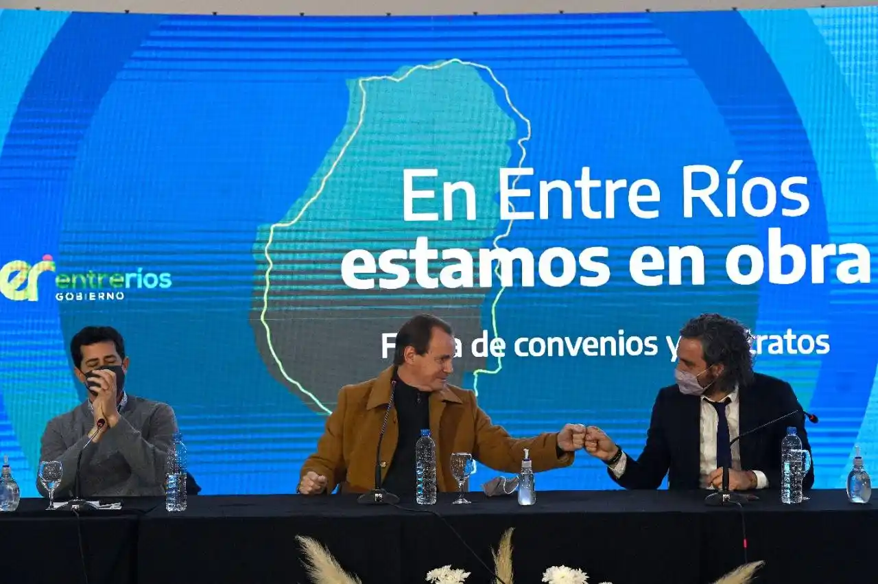 Bordet gestiona obra pública para dinamizar la economía y agiliza plan de vacunación 
