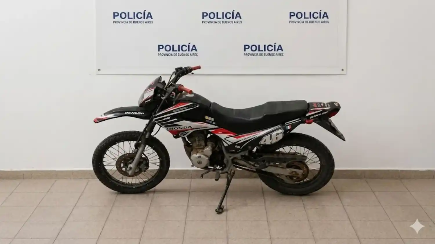 La moto fue robada en San Pedro y recuperada en la vecina ciudad después de un allanamiento del GTO.