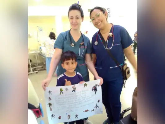 El niño fue intervenido en el Hospital del Niño.