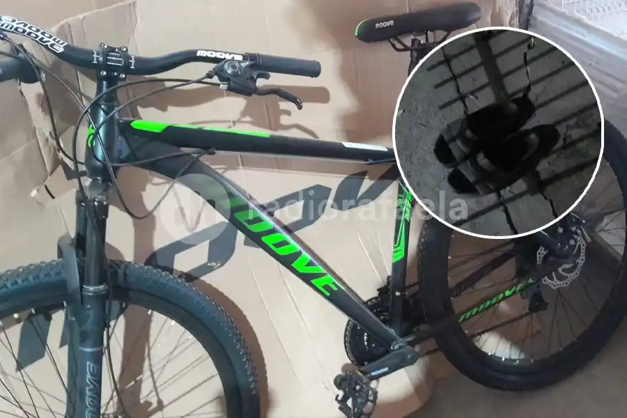 Entró a robar una bicicleta y se olvidó las chinelas en la casa de la víctima
