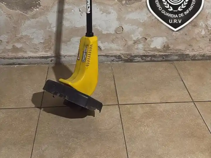 Secuestraron una bordeadora y buscan determinar su procedencia en Rafaela